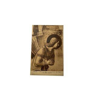 Vintage Postcard Firenze Florence Italy The Annunciation Virgin Mary u Original